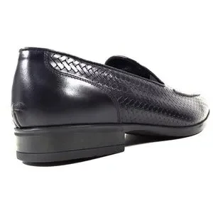 Goodman | Shoes | Goodman Mens Navy Blue Leather Comfort  display picture 1